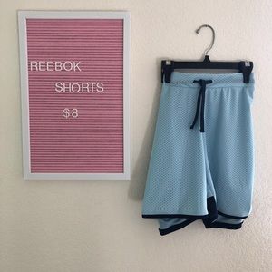 Light blue Reebok shorts - comfy and light